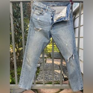 Levi’s 501 jeans skinny 28 waist 28 length 100% cotton